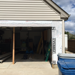 New header in and tyvek installed