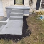 Front step replacement after