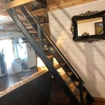 Custom loft staircase