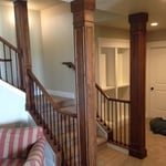 Custom stair railing
