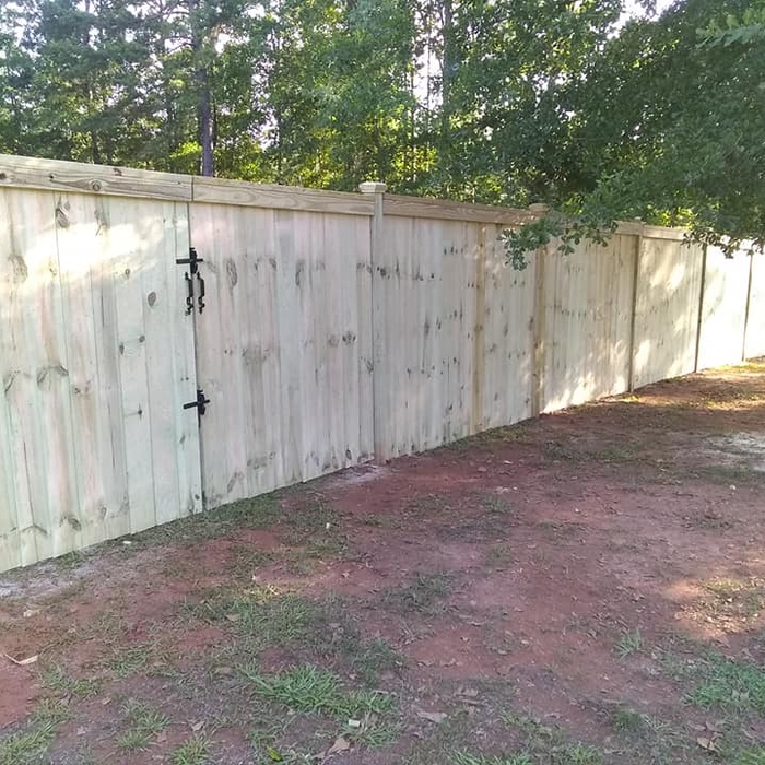 wood fence