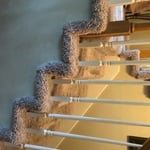 Staircase before