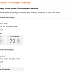Use the app to heat your house before you get home