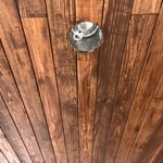 Tongue and groove under porch
