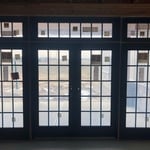 12’ wide French door
