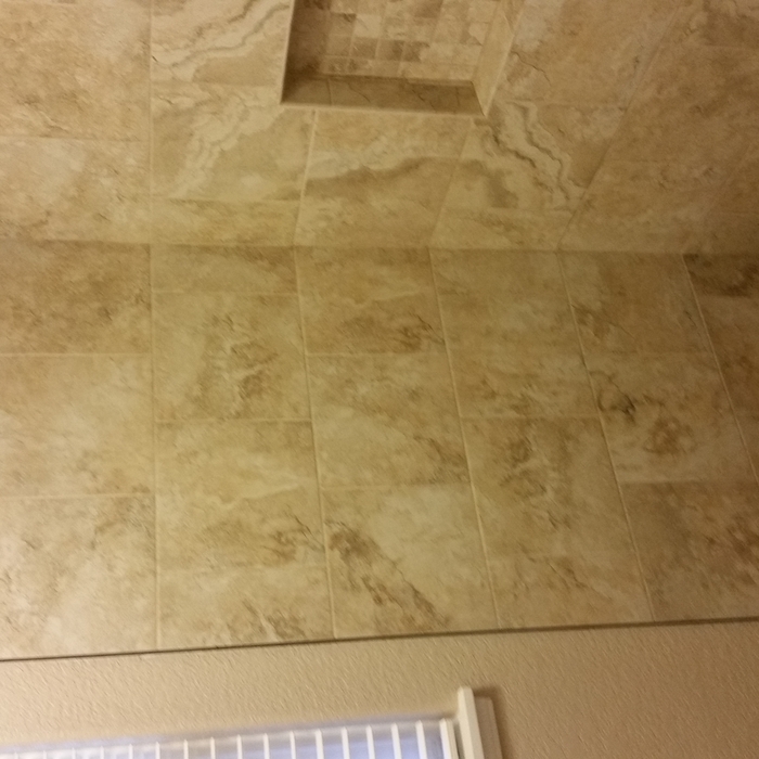 Tile shower