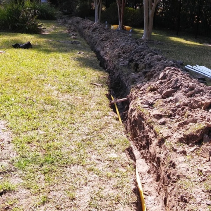 Gas line install