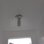 sheet rock in bathroom