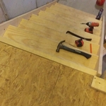 new steps to basement