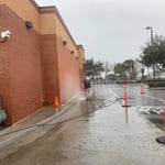 Pressure washing Chick-fil-A