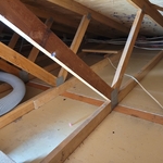 Post removal of old insulation