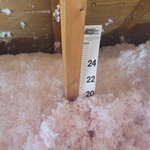 After air sealing and new blown in insulation