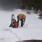 clearing drain