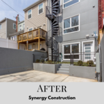 2-story brownstone becomes 4-story Modern Duplex