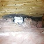 Minor roof leak