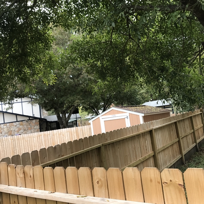 Couldn’t get a better photo once the fence w