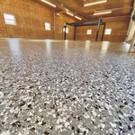 Wombat Flake Epoxy Garage Floor Coating