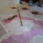 Low Spots in Concrete