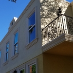 Wrought iron balcony