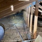 Pre-existing attic insulation condition