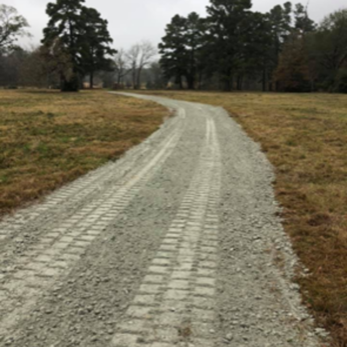 Quarter Mile gravel driveway