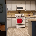 Cabinet refinish and new hardware