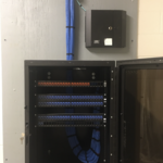 Front of data rack