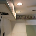 Wall opened up