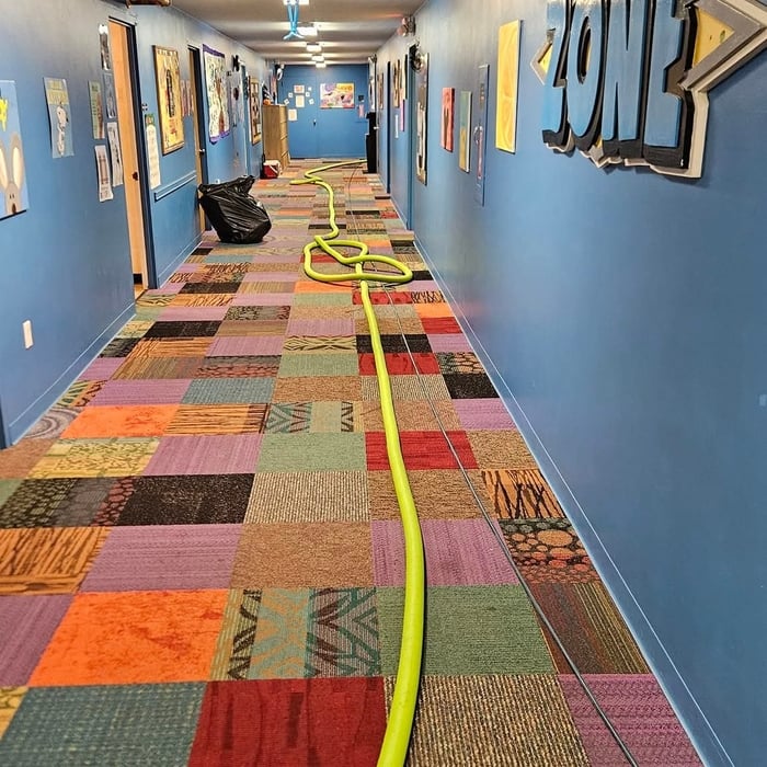 Carpet in school