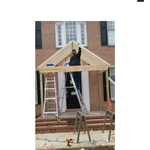 Framing cathedral porch cover