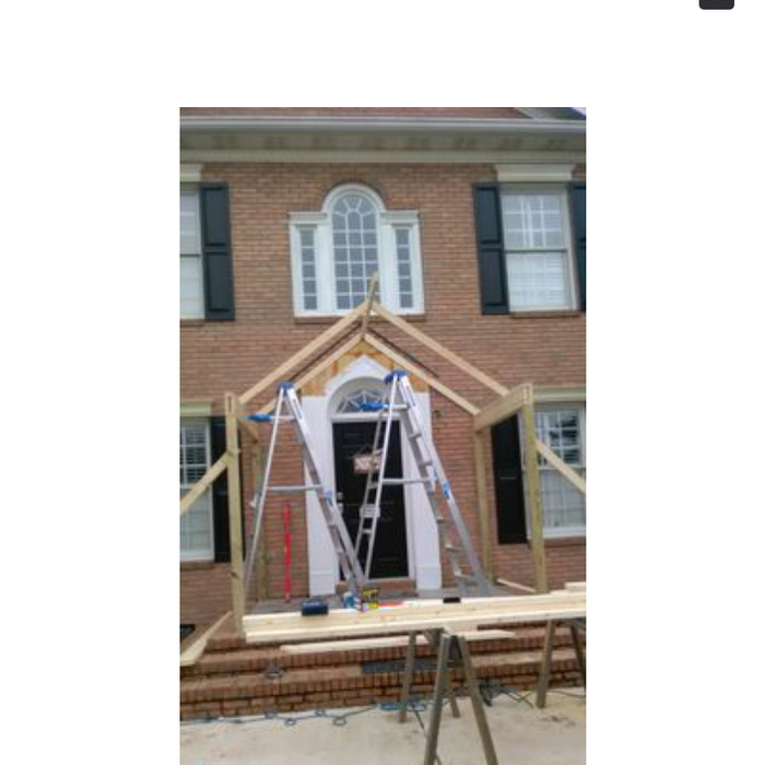 Framing porch cover up