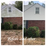 Before and After side of home