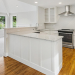 Kitchen -Shaker style painted cabinet doors