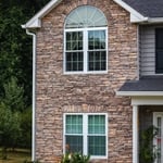 Double Hung W/ Half Round