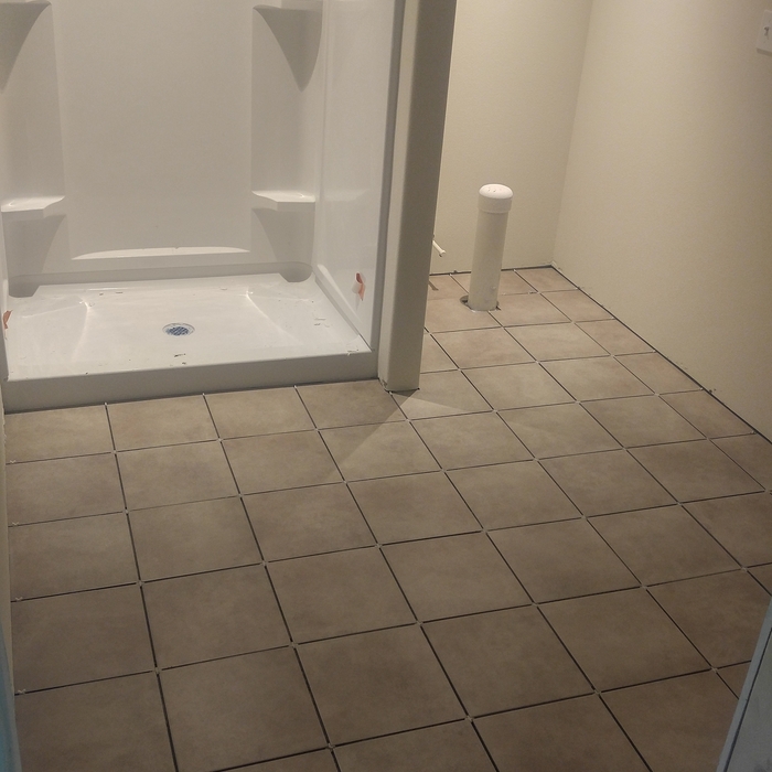 Basement bathroom