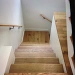 Wood stairs