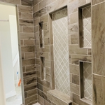 Custom walk in shower