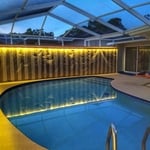 LED lighted curtain