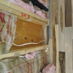 Area to be boxed for outside vent