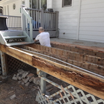 removing original deck