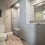 Custom bathroom cabinets