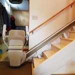 Retractable Rail Stair Lift 1