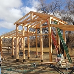 6x6 douglas fir frame