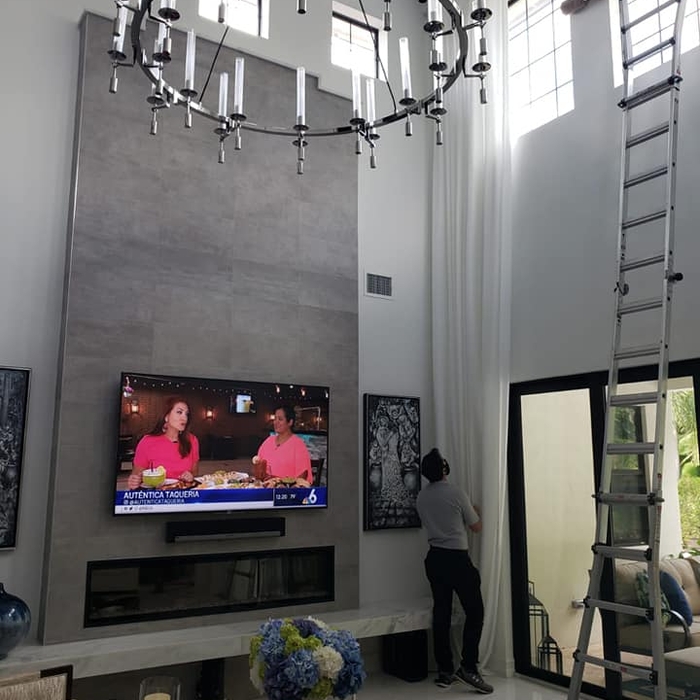 Two Story Drapes