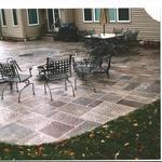 Stamped patio