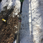 New well pump going down the hole