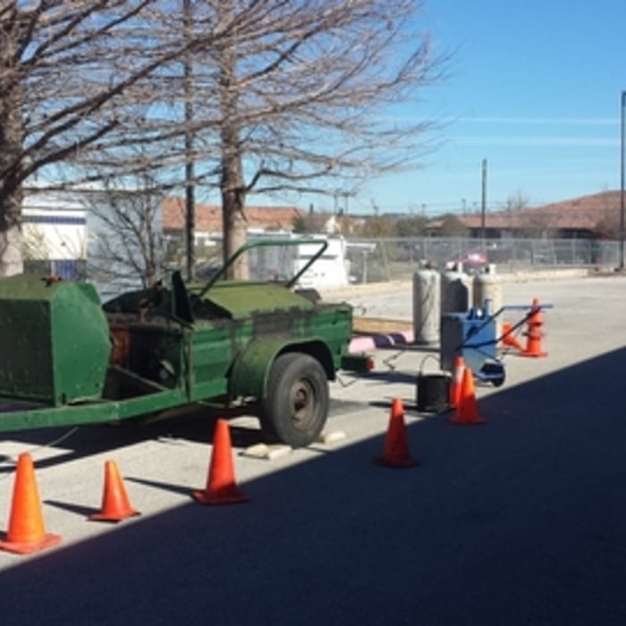 Asphalt driveway repair