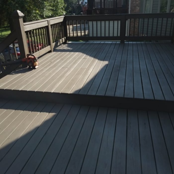 Bellvue Deck Stained
