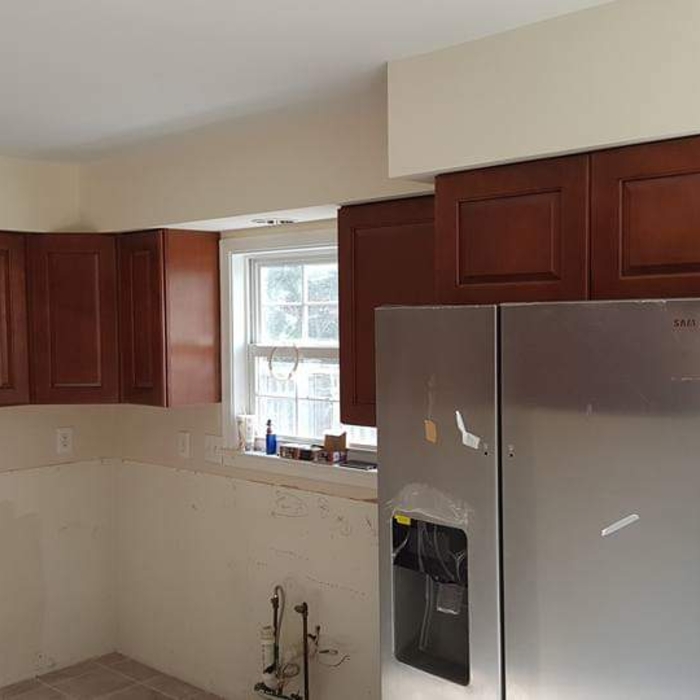 1st day of new kitchen