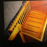 open interior of cradle